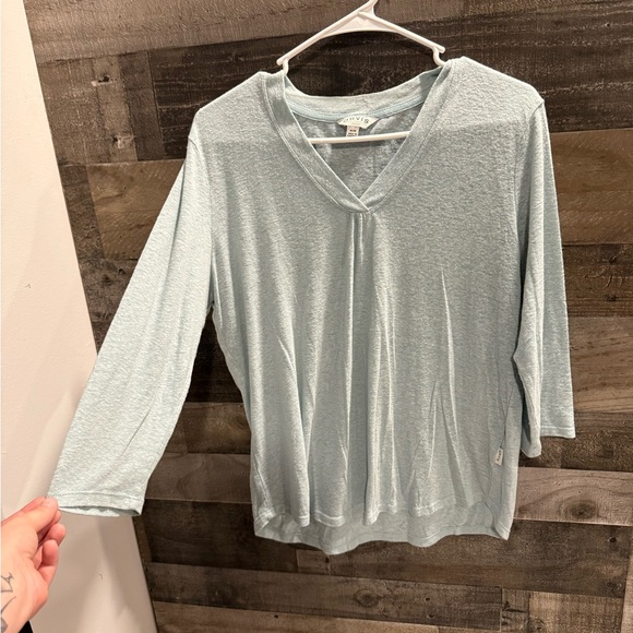 Orvis | 3/4 Sleeve V - Neck Top - Picture 1 of 6